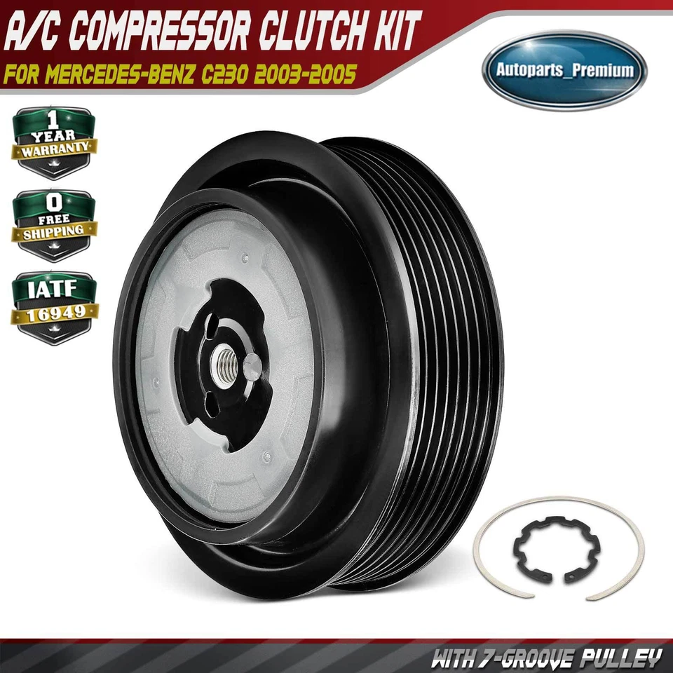 Kit de embrague compresor de aire acondicionado para Mercedes-Benz W203 C230 2003-2005 Porsche 911 Foto 1 de 4