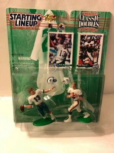 1997 Kenner Starting Lineup Classic Doubles Dan Marino Bob Griese Dolphins MOC - Picture 1 of 7