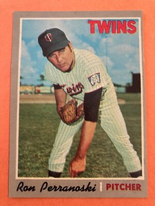 1970 topps Baseball set break; #226 Ron Perranoski, NM