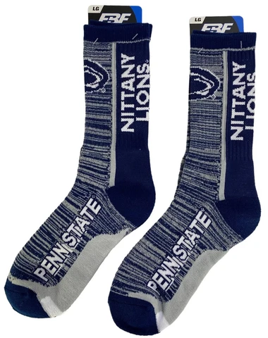 2 Pairs of Penn State Nittany Lions Crew Socks NCAA Mens Size Large Multicolor Cover