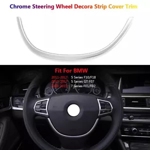Auto Lenkrad Pailletten Verkleidung Dekor Einsatz für BMW 5er F10 520 528 535 - Bild 1 von 7