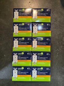 40PCS LEVITON GFTR1-4W GFI GFCI 15A TAMPER RESISTANT OUTLET WHITE BRAND NEW - Picture 1 of 2