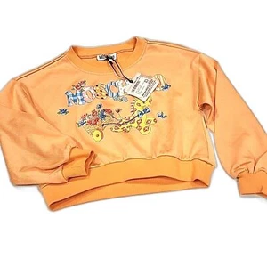 Moschino Sudadera Niña 5 Años Algodón Melocotón Diseñador Lujo Elegante Cómoda - Imagen 1 de 9
