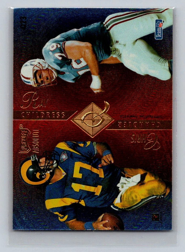 1995 Playoff Absolute #Q23 Carlson / Gray / Chandler /  Childress Quad Series - Image 1 of 2