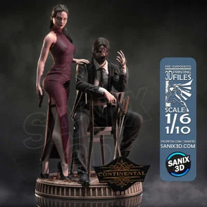 John & Eve (Ballerina) Fan Art - Sanix3D - scala 1:6 - 1:10 - Foto 1 di 13