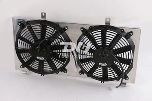 Fit Radiator 91-95 Toyota MR2 Turbo 2.0L 1998CC l4 Tool Aluminum Shroud& 12"Fan - Picture 1 of 2