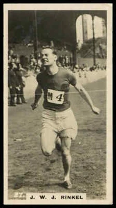 Lambert & Butler - 'Who's Who in Sport 1926' (1926) - J.W.J. Rinkel (Running) - Picture 1 of 2