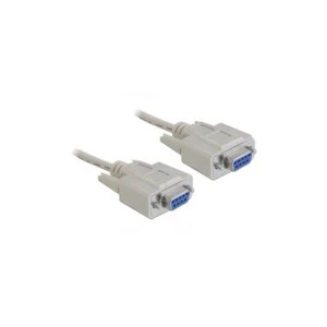 84250 - Seriell Kabel RS-232 D-Sub9 Buchse zu Buchse 5 m Nullmodem - Bild 1 von 1