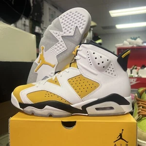 Nike Air Jordan 6 Retro Yellow Ochre CT8529-170 Men's New - Picture 1 of 8