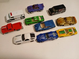 Random unknown cars used loose bundle of 10 vintage 70s 80s 90s Lot B - Picture 1 of 3