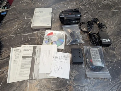 Canon HD Vixia HG 21 Hard Disk Drive Camcorder w/ 120gb HDD, Charger And Light - Image 1 of 4