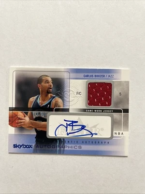 04-05 SKYBOX - CARLOS BOOZER - AUTOGRAPH PATCH #/65 - Image 1 of 3
