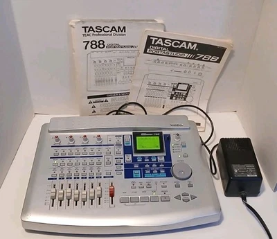 TASCAM 788 8-Track Digital Recorder Portastudio w/Power Supply & Instructions GC - Image 1 of 4