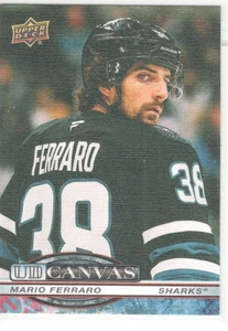 2025-26 UPPER DECK  UD CANVAS INSERT # C-71 MARIO FERRARO SAN JOSE SHARKS - Picture 1 of 1