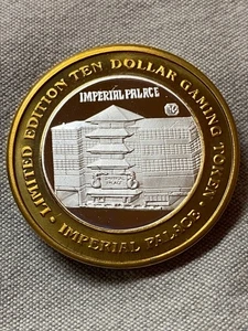 Imperial Palace Casino, Las Vegas NV, 10 $ Silver Strike, Hotel Casino Image - Bild 1 von 2