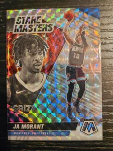 Ja Morant - 2020-21 Panini Mosaic Stare Masters Mosaic Insert Card - Foto 1 di 2
