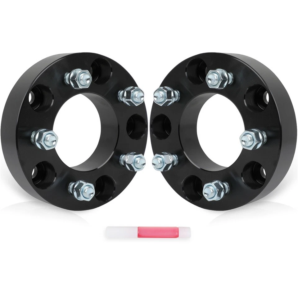 Adaptadores de roda 2 peças 1,5" 5x5 5x5,5 1/2"-20 compatível com 1994-2001 Dodge Ford E-150 F-150 - Imagem 1 de 4