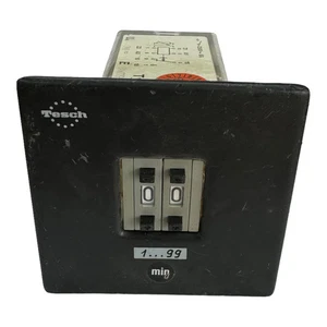 Tesch Panel Meter Hour Meter 1-99min 230V 6A Un 24V E 64x229 - Picture 1 of 4