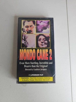 VHS Tape Mondo Cane 2 Shockumentary Horror EDDE 1993 New Sealed - Image 1 of 4