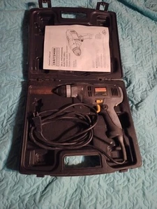 Craftsman 3/8 In Chuck Electric Drill 120 Volt - Picture 1 of 5