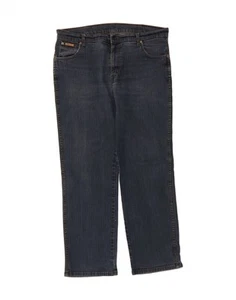 WRANGLER Mens Texas Stretch Straight Jeans W36 L30 Blue Cotton XX12 - Picture 1 of 3