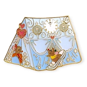 Cinderella Disney Loungefly Pin: Jaq and Gus Camping Tent - Picture 1 of 4