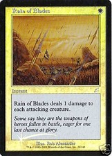 MTG - Scourge - Rain of Blades - Foil - NM