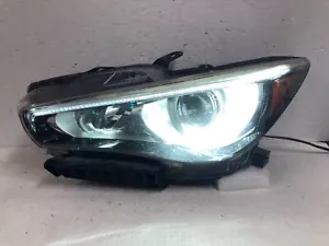 Tested! OEM 2015 2016 INFINITI Q50 LEFT LH DRIVERSIDE FULL LED NON AFS HEADLIGHT - Foto 1 di 12