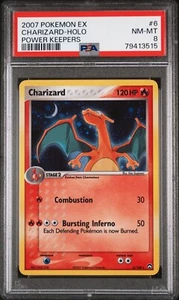 PSA 8 Pokemon - 2007 Charziard Holo - Power Keepers 6/108 - Picture 1 of 1