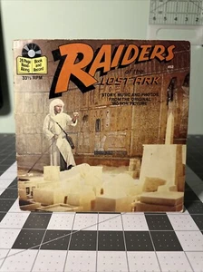 Vintage Raiders Of The Lost Ark Read Along Book & Record 33 1/3 RPM Buena Vista - Picture 1 of 4