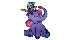 Pooh Heffalump Elefant mit Roo Bügelbild Applikation Patch - Bild 1 von 1