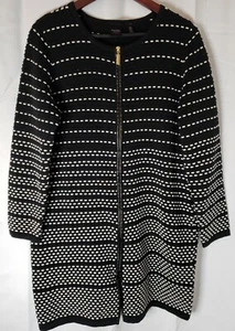 Rafaella Studio Sz S Long Sleeve Full Zip Womens Dress Jacket Kimono - Picture 1 of 6