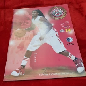 27 de febrero de 2009 Ohio State vs. Michigan Basketball Ofcl GameDay Mag - PJ Hill - Imagen 1 de 5