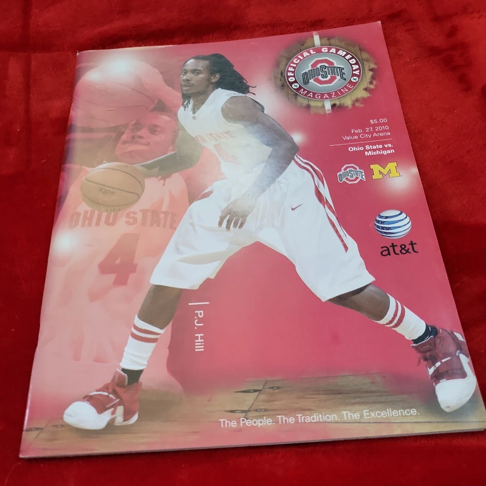 Feb 27, 2009 Ohio State vs.  Michigan Basketball Ofcl GameDay Mag - P J Hill - Image 1 of 4