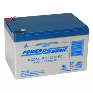 Power-Sonic PS-12120F2 Sealed Lead Acid Battery 12V 12Ah - Picture 1 of 1