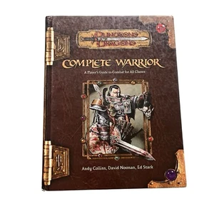 Dungeons & Dragons Complete Warrior RPG hardcover game book D&D 2003 1st print - Imagen 1 de 11