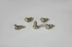 5x Sechskant Blechschraube 5,5x13 gelb verzinkt für Oldtimer und Youngtimer - Bild 1 von 2