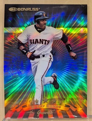 1998 Donruss Collections PRIZED #37 Barry Bonds Giants Refractor RARE PARALLEL - Image 1 of 2