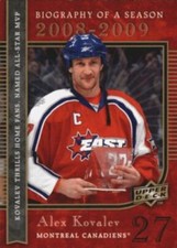 2008-09 Upper Deck Biography of a Season #BS24 Alex Kovalev