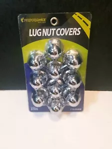 Performance Driven Lug Nut Covers Chrome Plated Steel Construction Bullet Design - Picture 1 of 2
