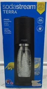SodaStream TERRA 6047960 Sparkling Water Maker - Black -NEW IN BOX - Picture 1 of 5