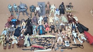 Huge LOT Of 90s 00s Star Wars Figures & Accessories Kenner Hasbro   (T11)