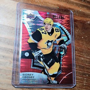 2021-22 Upper Deck Allure Red Rainbow #4 Sidney Crosby - Pittsburgh Penguins