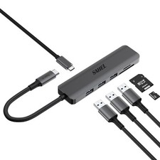 USB C hub with  SD card  multiple usb ports hdmi  for laptop MacBook iPad PC