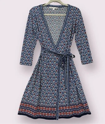 Vestido Max Studio Floral Envolvente Talla Xs Verano Boho Chic Foto 1 de 4