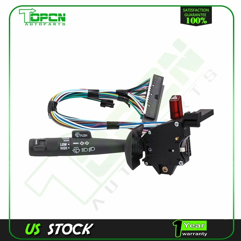 Interruptor de señal de giro de control de crucero para Chevy C1500 C2500 4,3 L 5,0 L 5,7 L 1995-98 Foto 1 de 4