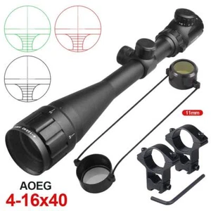 4-16X40EG Hunting Riflescope Optical Sight Air Guns Rifle Scope 11mm/20mm Rail - Picture 1 of 25