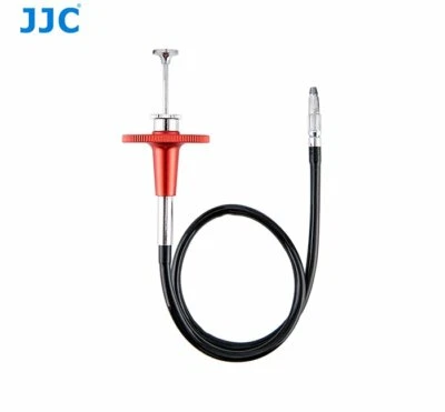 JJC TCR-40R Red Mechanical Threaded Shutter Release Cable for Universal Camera - Image 1 of 4