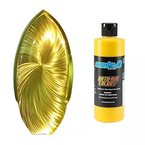 Pinturas personalizadas Createx Auto-Air Colores Candy2o amarillo limón 4653 16 oz a bordo del agua - Imagen 1 de 2