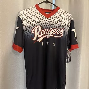 NEU MLB TEXAS RANGERS HERREN TROCKENE PASSFORM SHIRT/JERSEY - Bild 1 von 5